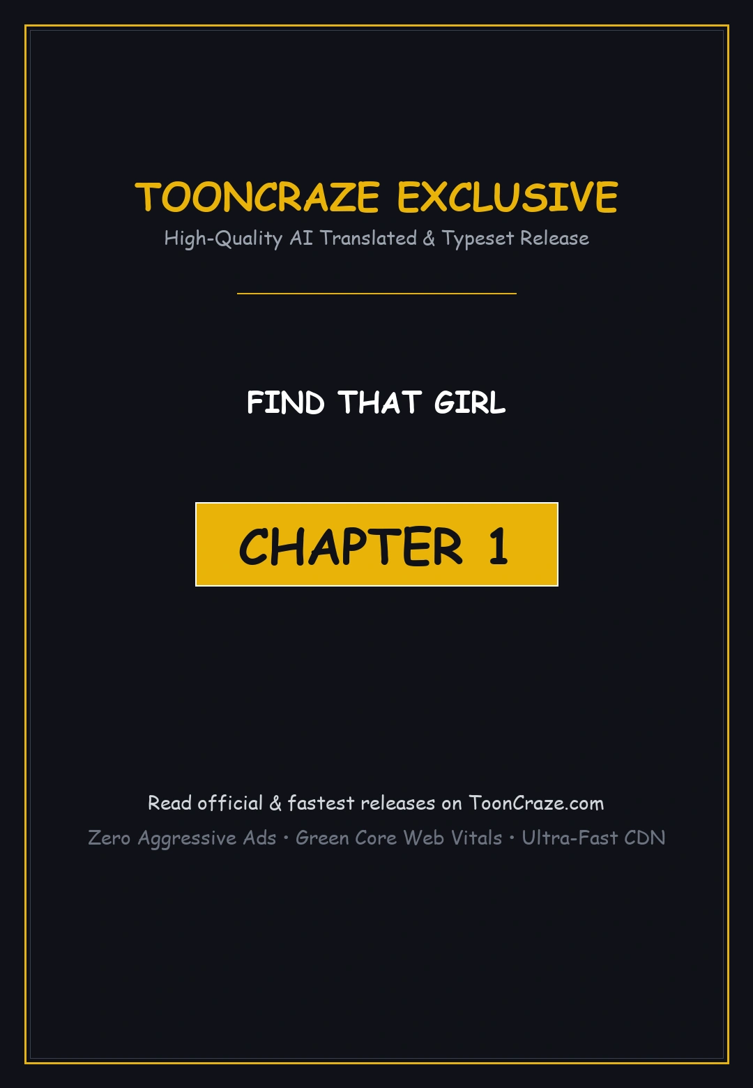 Find That Girl Episode 1 - Page 1