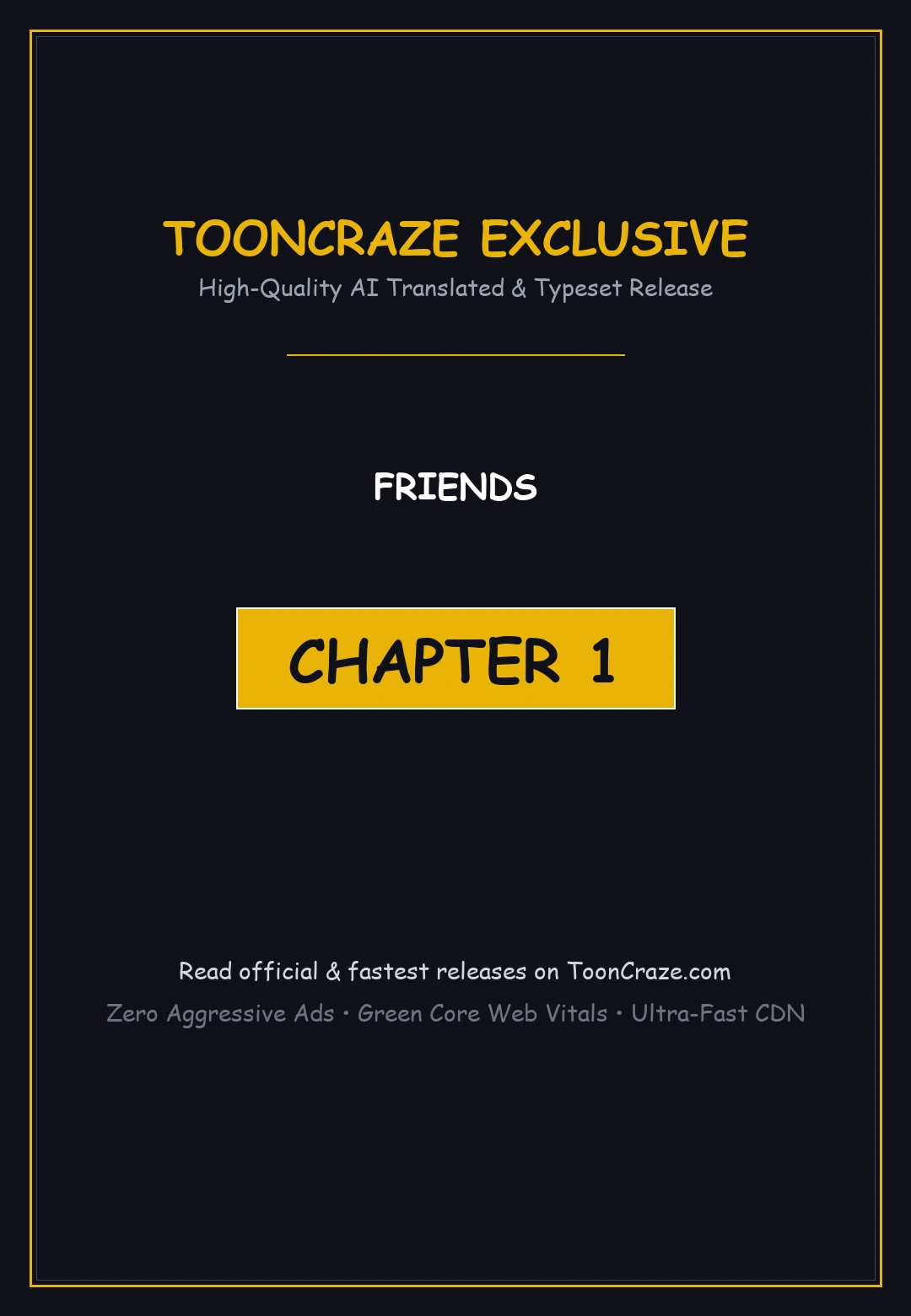 Friends Episode 1 - Page 1