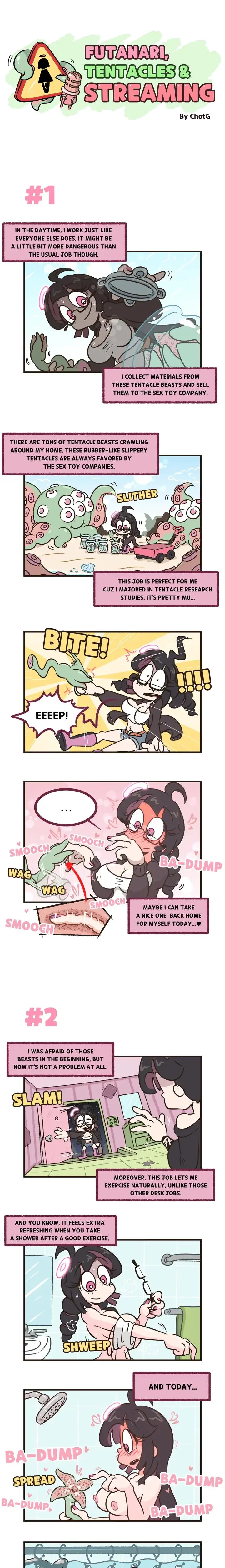 Futanari, Tentacles & Streaming Episode 1 - Page 1