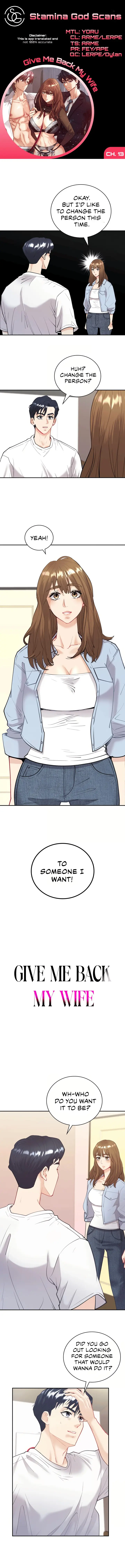Give Me Back My Wife Episode 13 - Page 1