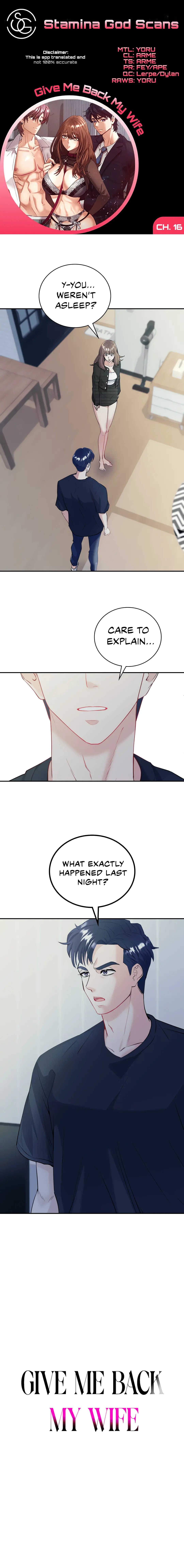 Give Me Back My Wife Episode 16 - Page 1