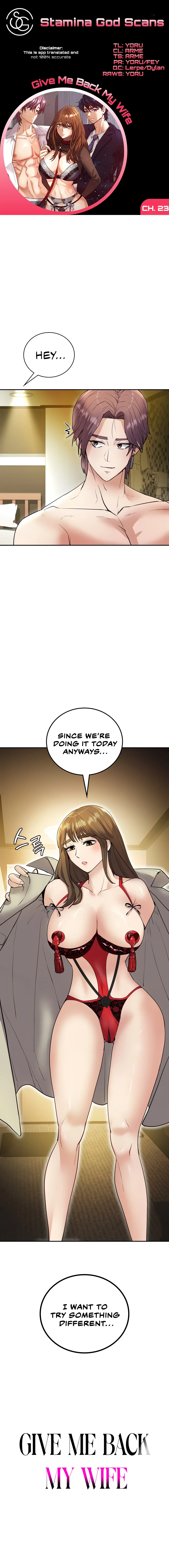 Give Me Back My Wife Episode 23 - Page 1