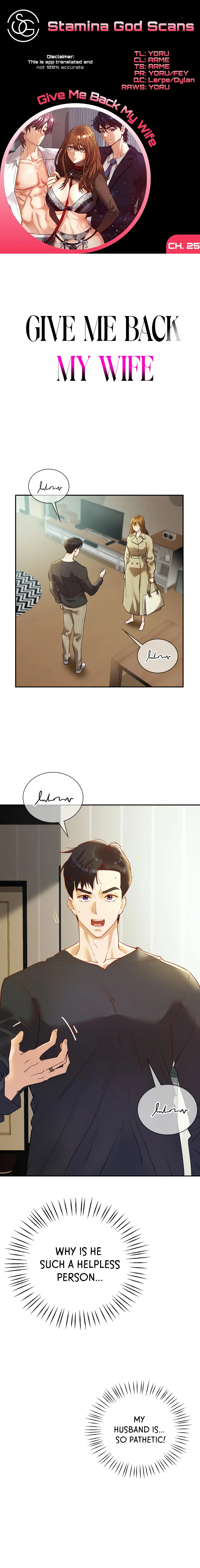 Give Me Back My Wife Episode 25 - Page 1