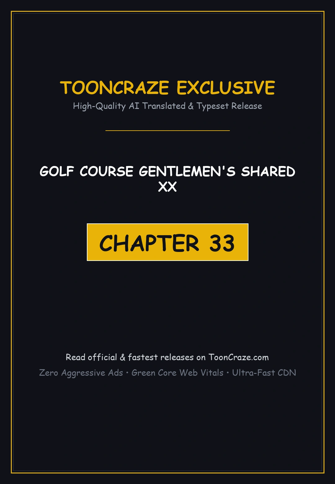 Golf Course Gentlemen's Shared XX Episode 33 - Page 1