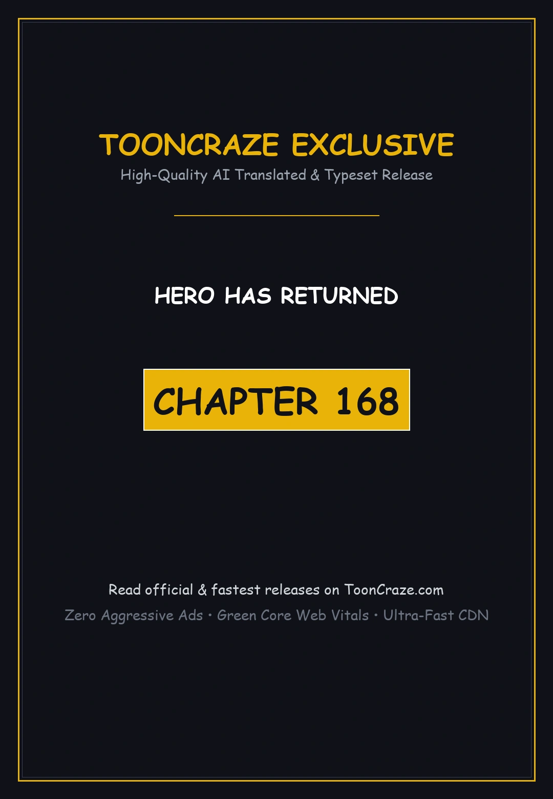 Hero Has Returned Episode 168 - Page 1