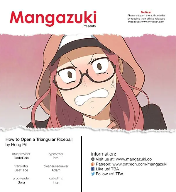How to Open a Triangular Riceball Episode 21 - Page 1