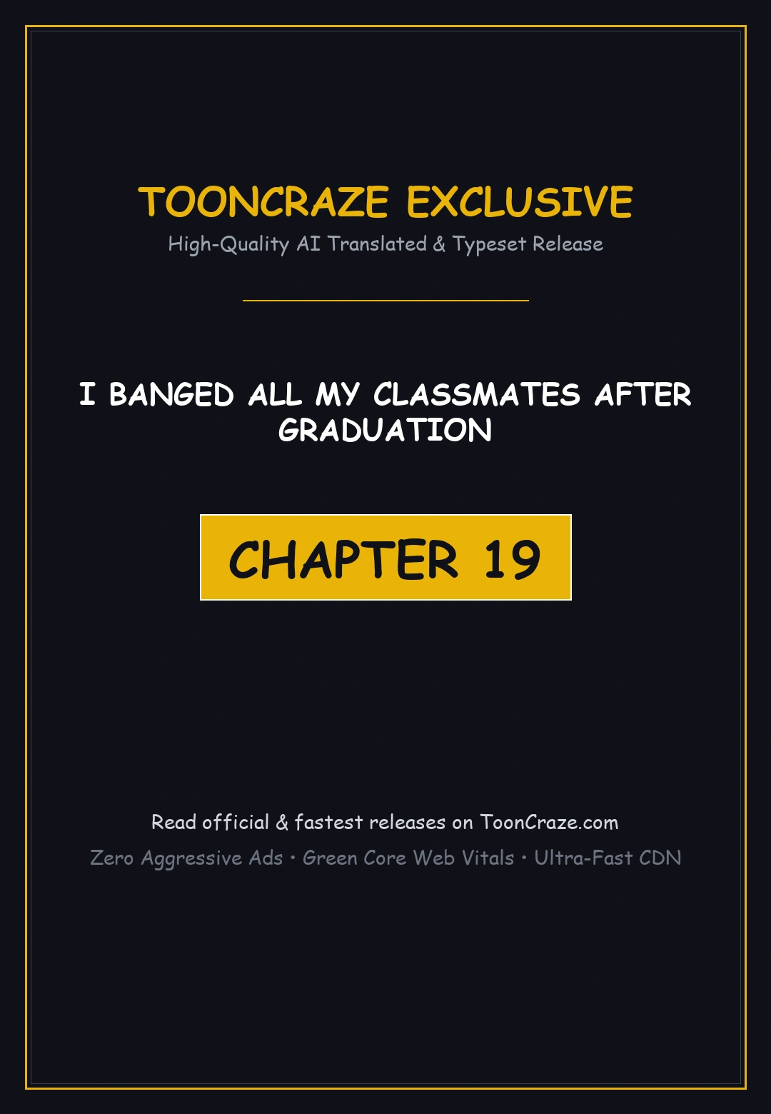 I Banged All My Classmates After Graduation Episode 19 - Page 1