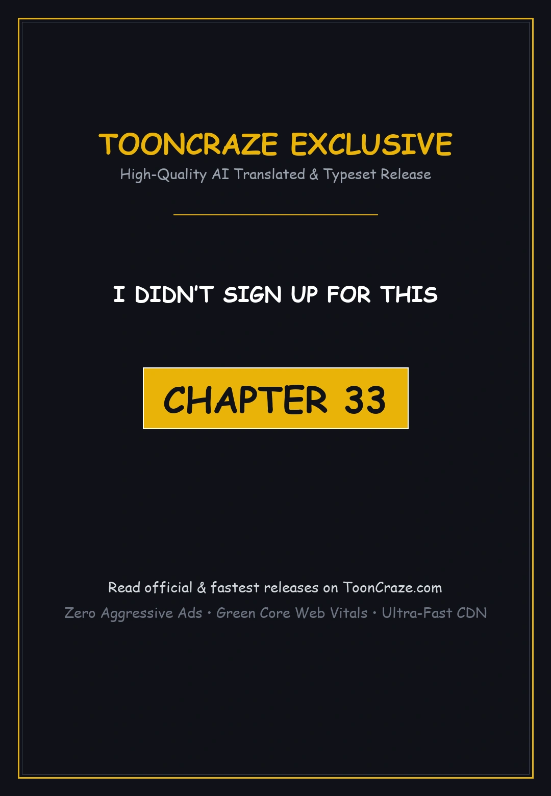 I Didn’t Sign Up For This Episode 33 - Page 1