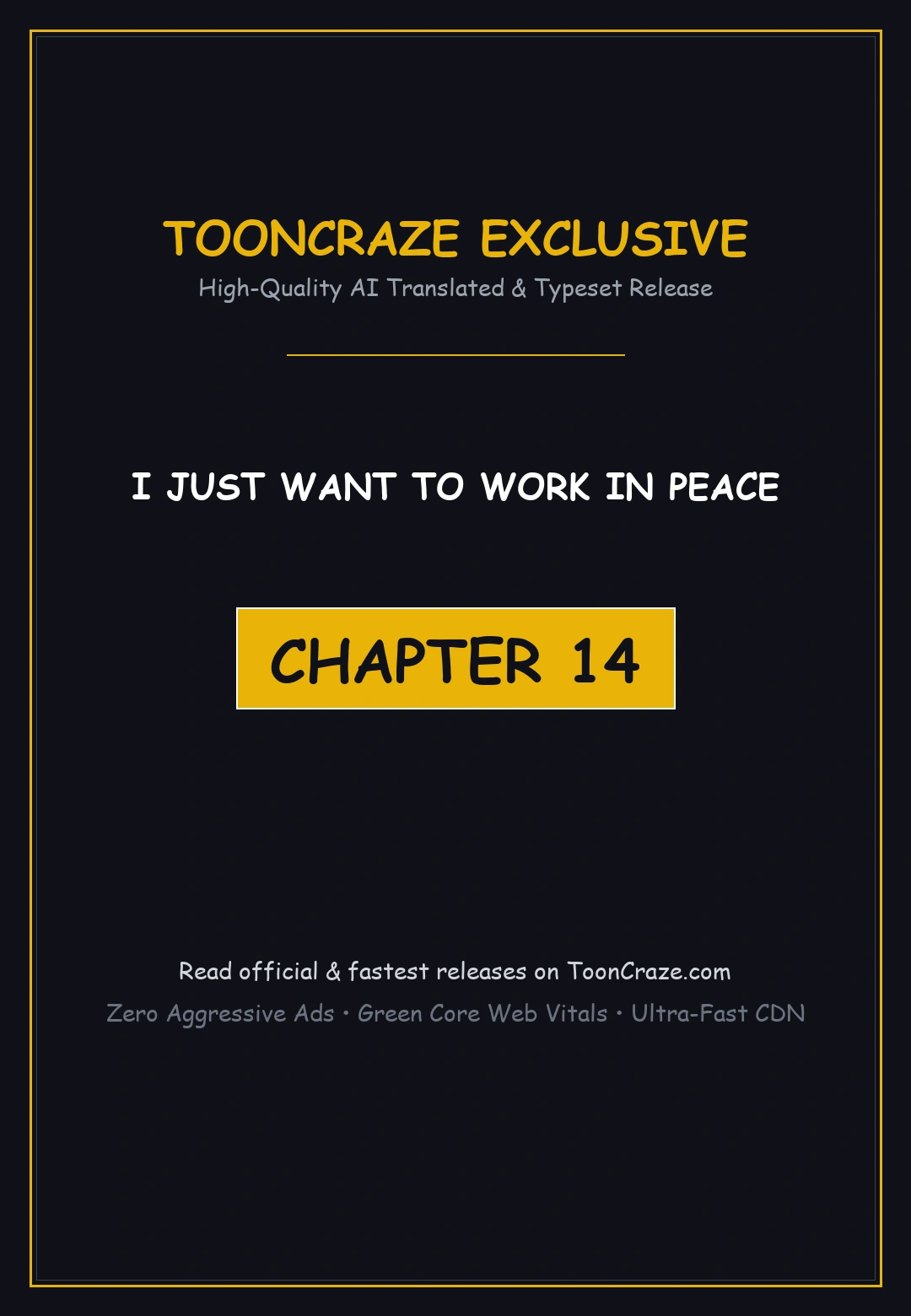 I Just Want to Work in Peace Episode 14 - Page 1