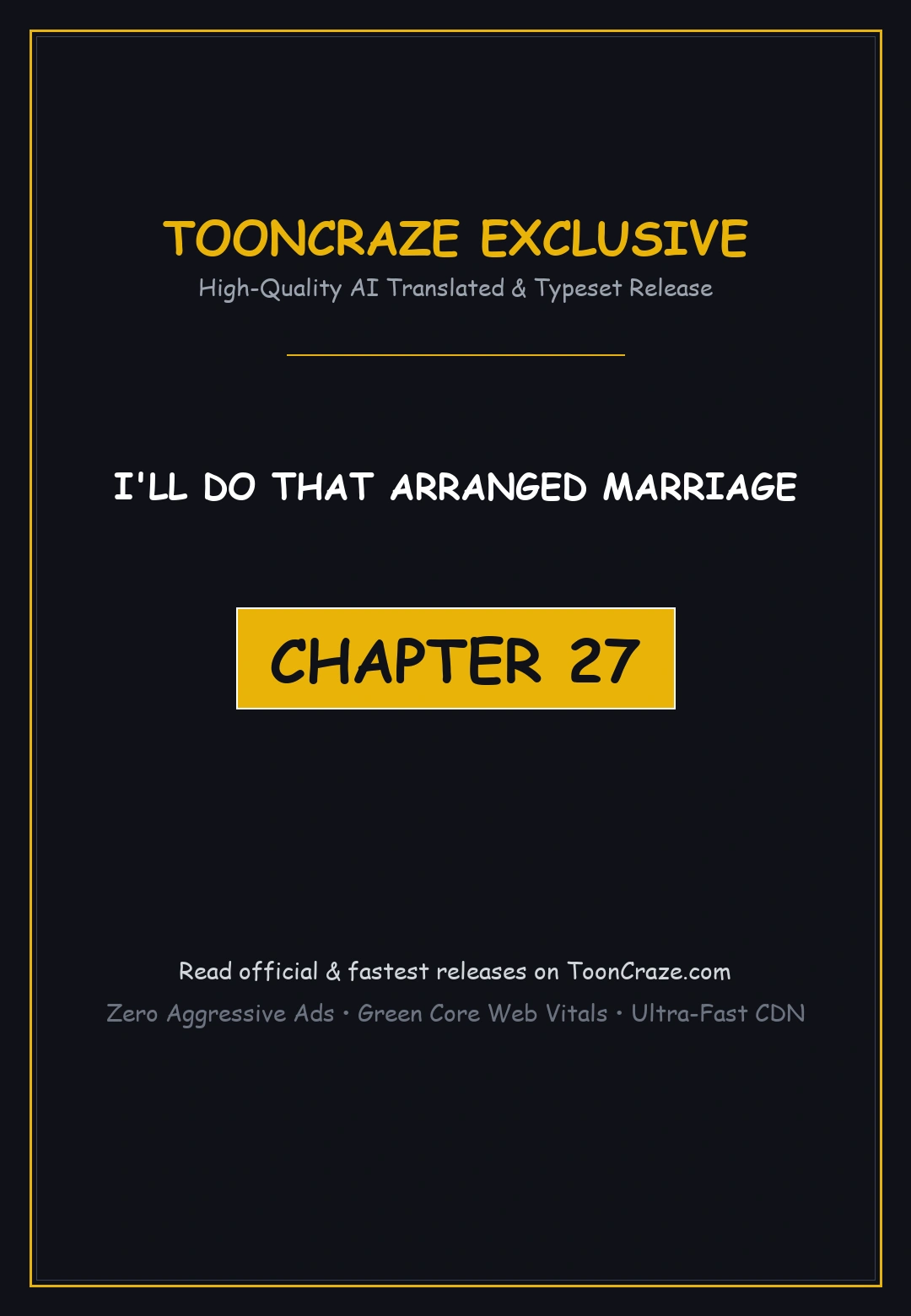 I'll Do That Arranged Marriage Episode 27 - Page 1