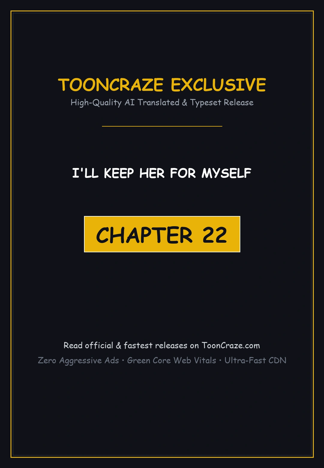I'll Keep Her for Myself Episode 22 - Page 1