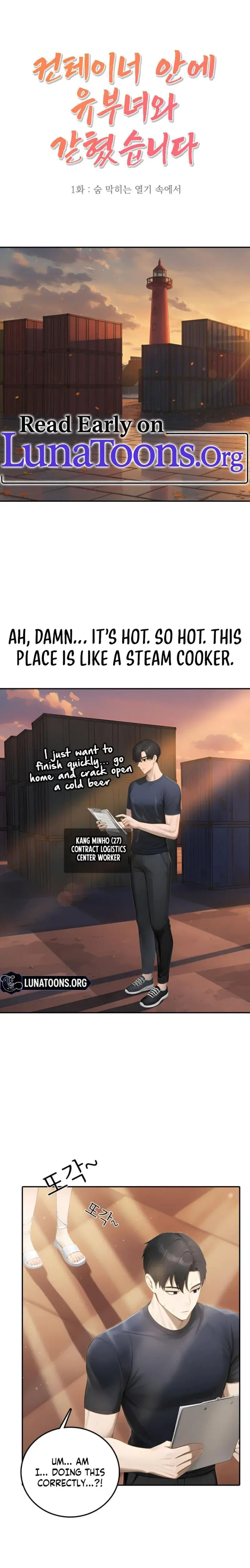 I'm Trapped in a Container with a Married Woman Episode 1 - Page 1