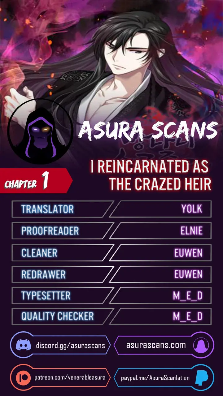 I Reincarnated As The Crazed Heir Episode 1 - Page 1