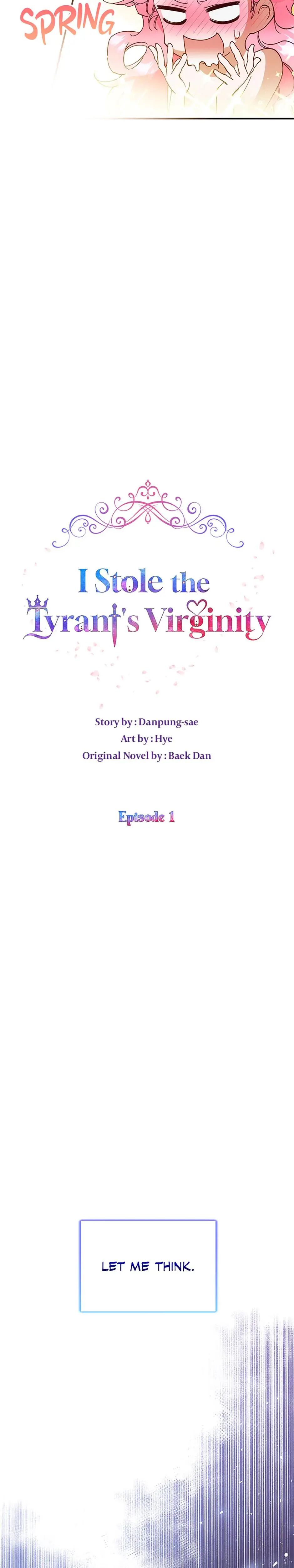 I Stole the Tyrant's Virginity Episode 1 - Page 4