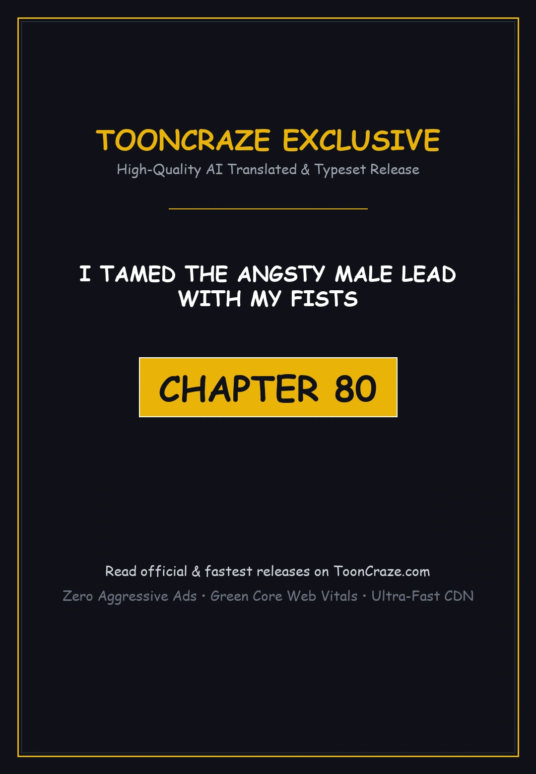 I Tamed the Angsty Male Lead with My Fists Episode 80 - Page 1