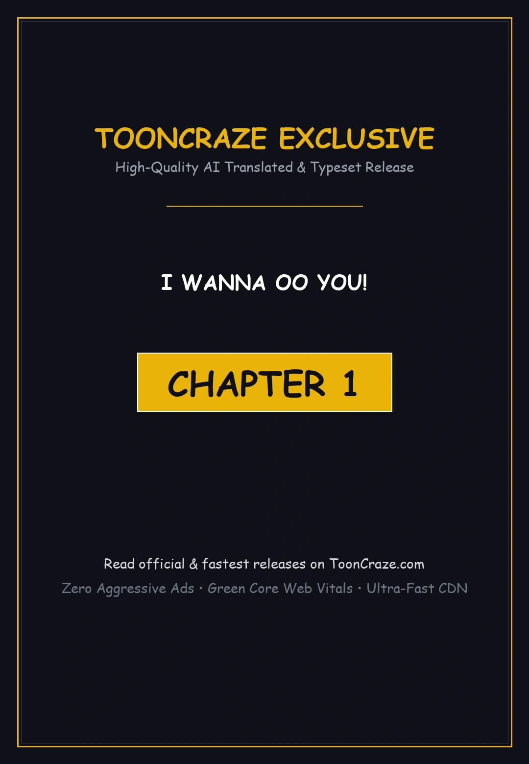 I Wanna OO You! Episode 1 - Page 1