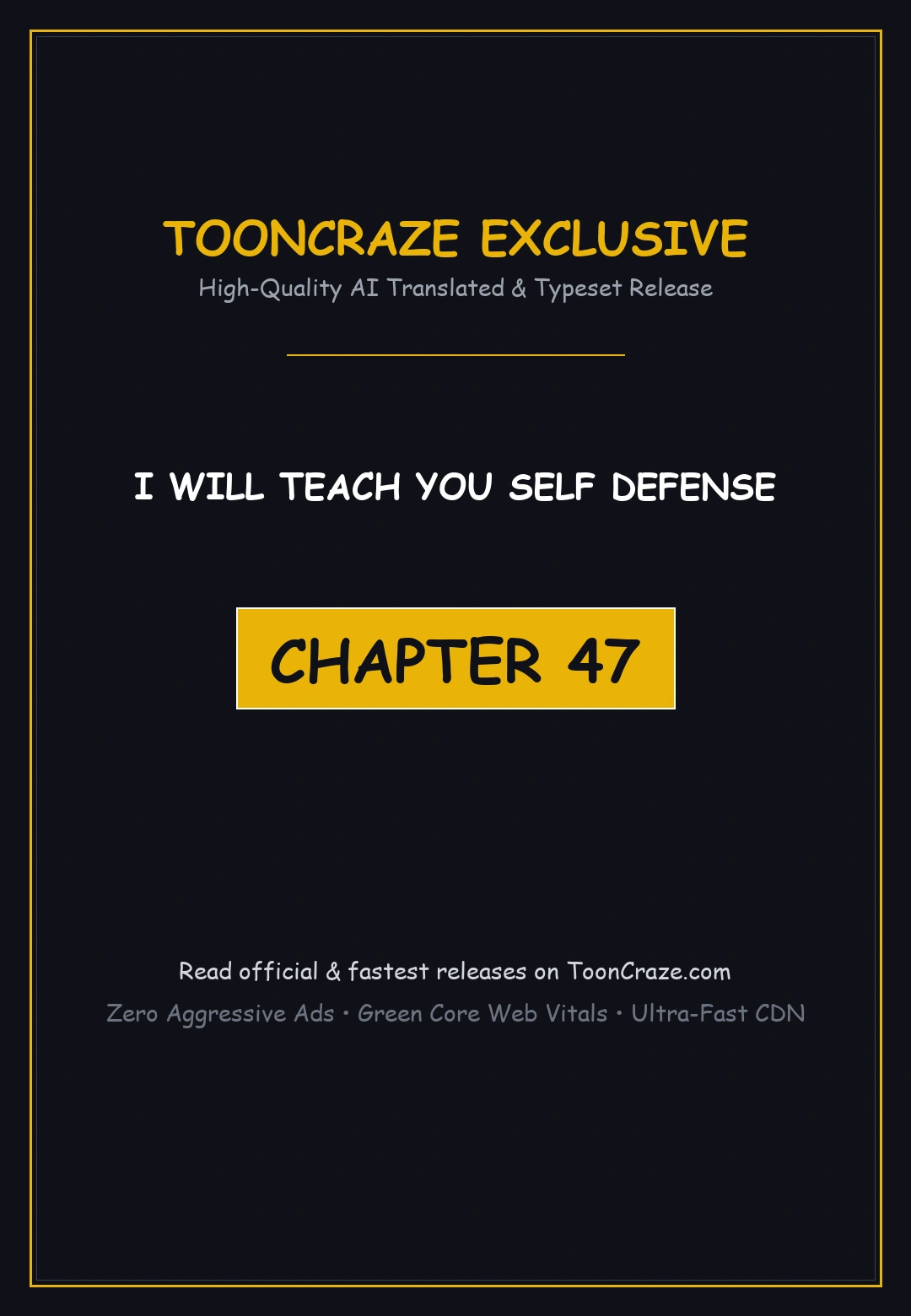 I Will Teach You Self Defense Episode 47 - Page 1