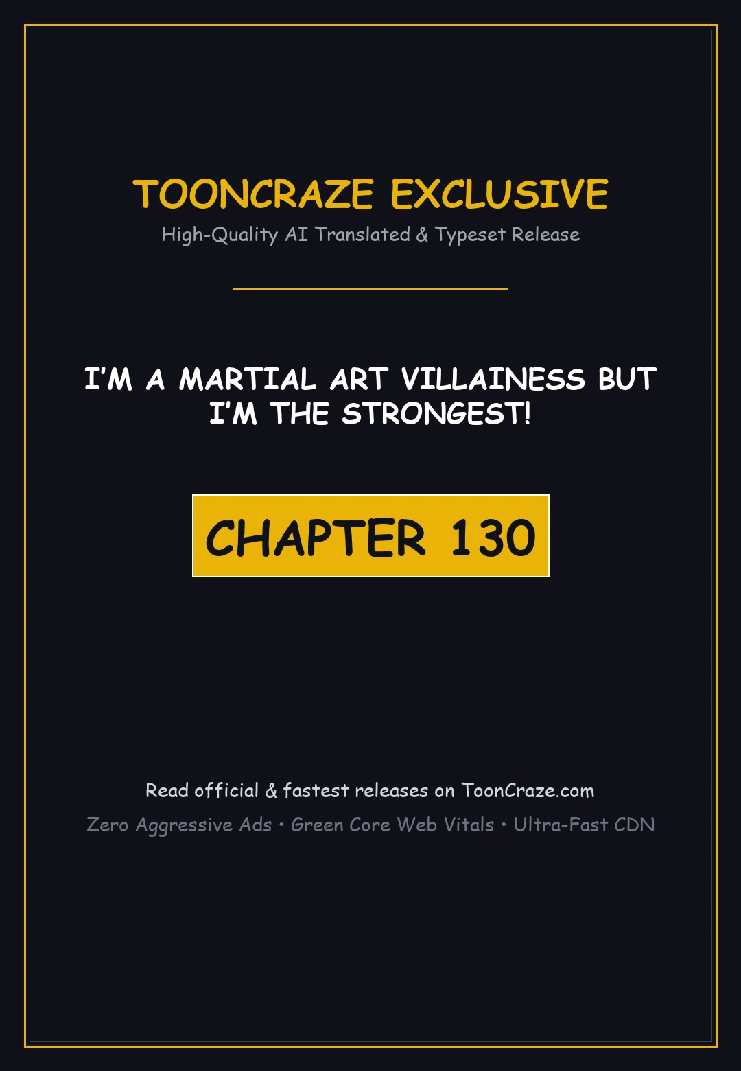 I’m a Martial Art Villainess but I’m the Strongest! Episode 130 - Page 1