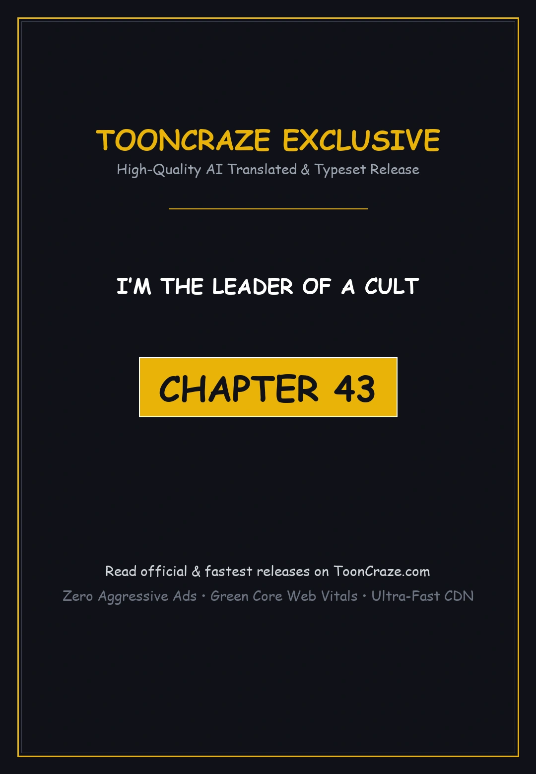 I’m The Leader Of A Cult Episode 43 - Page 1