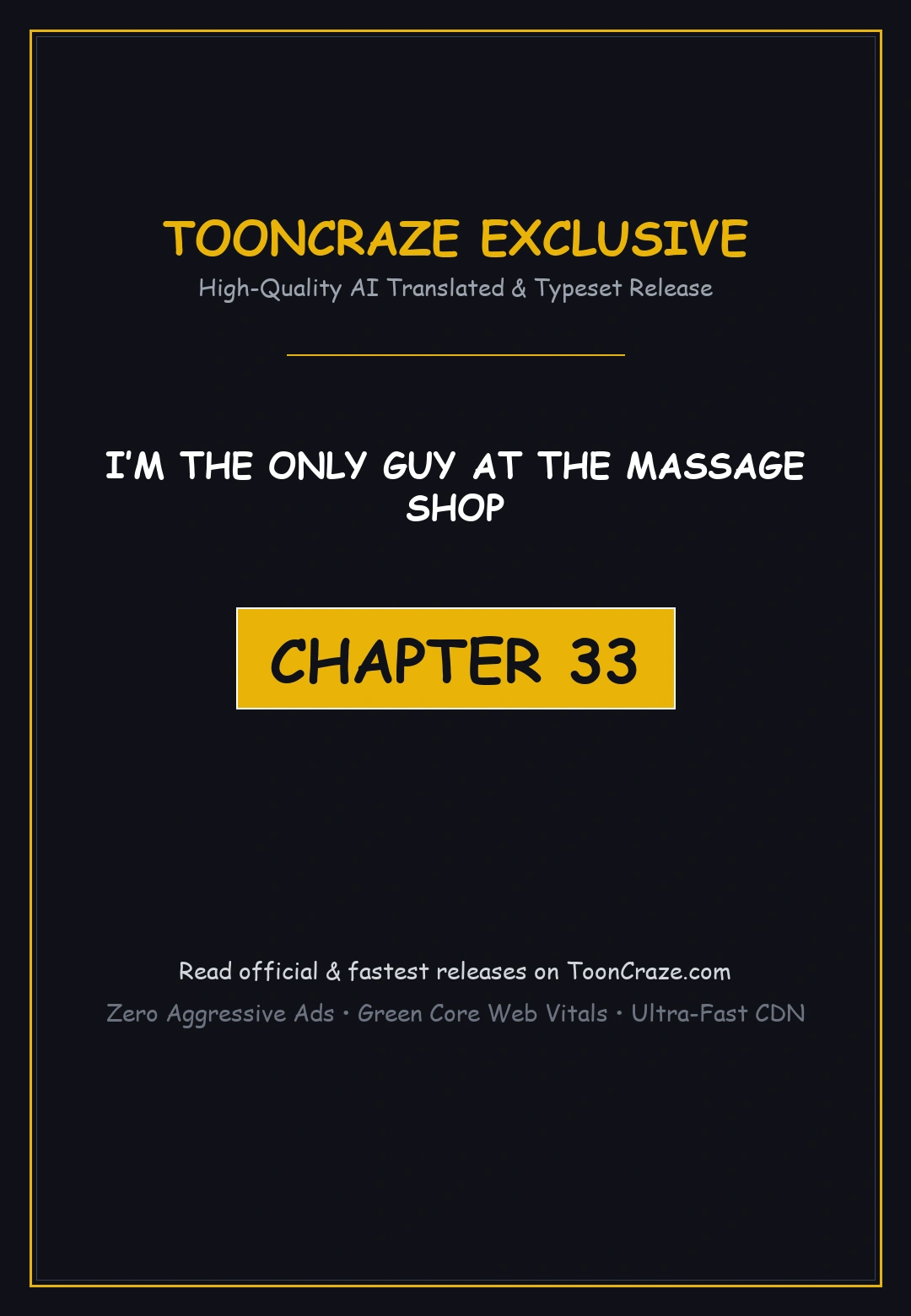 I’m the Only Guy at the Massage Shop Episode 33 - Page 1