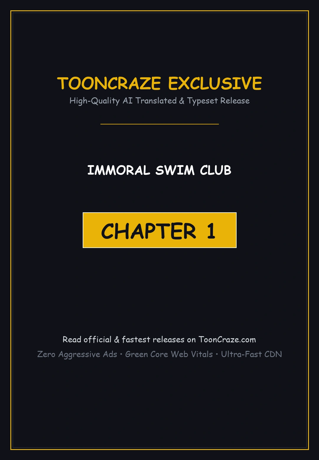 Immoral Swim Club Episode 1 - Page 1