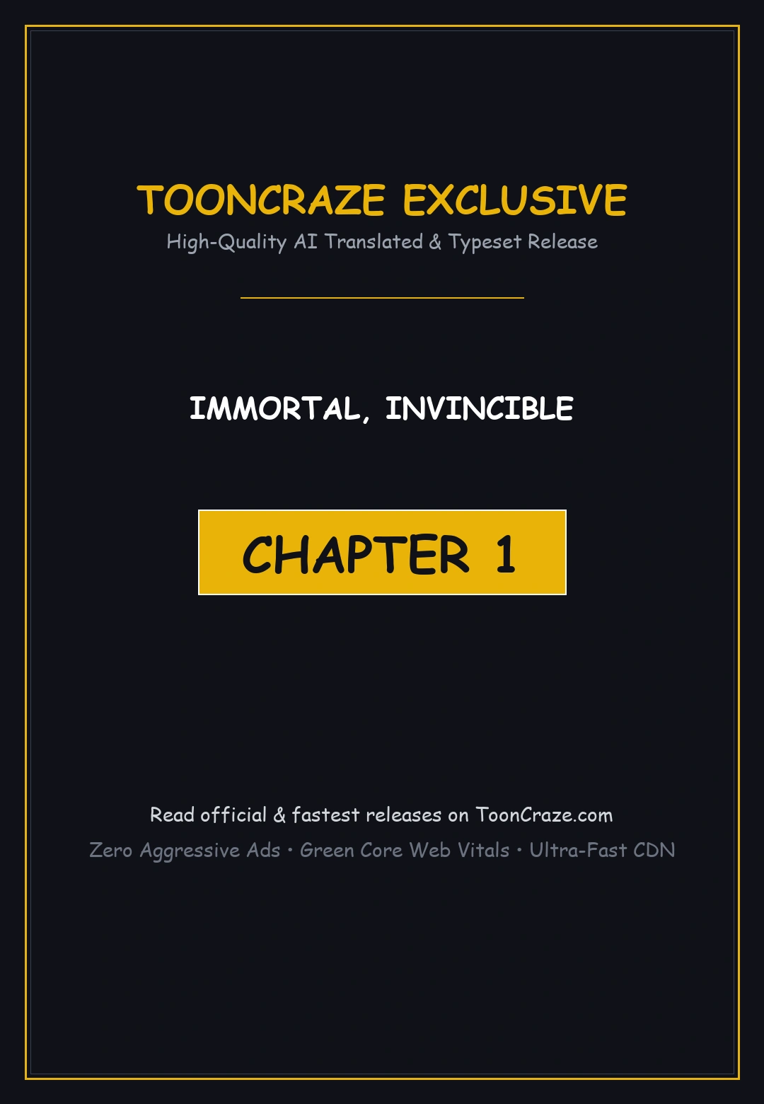 Immortal, Invincible Episode 1 - Page 1