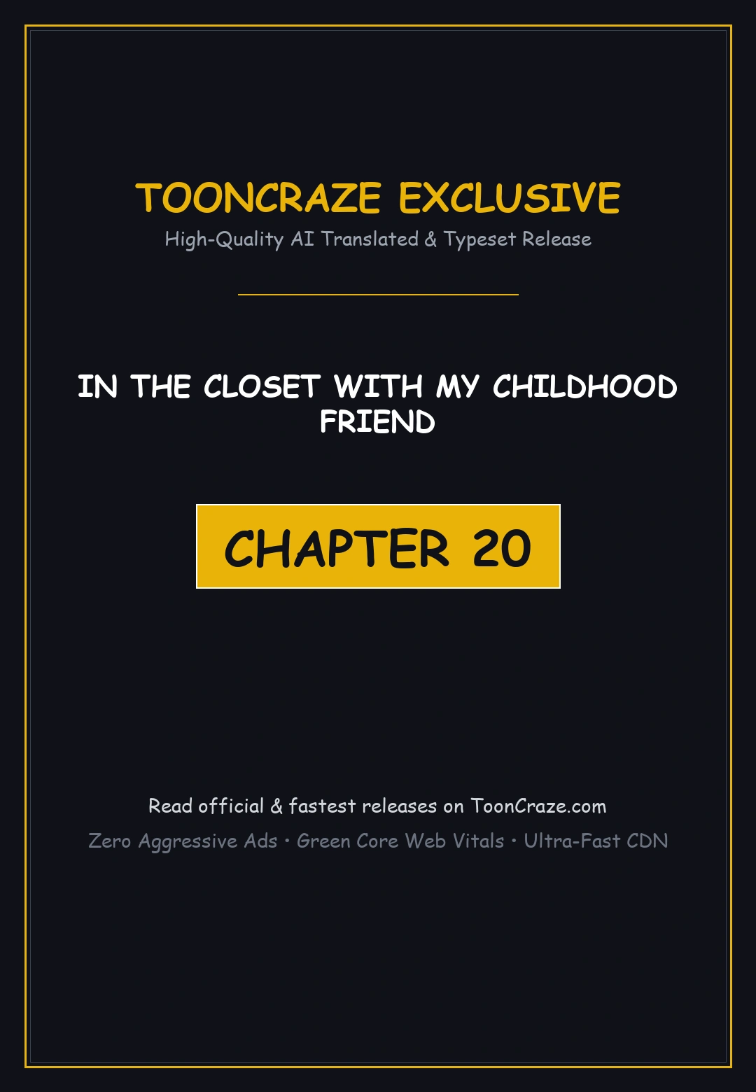 In the Closet with My Childhood Friend Episode 20 - Page 1