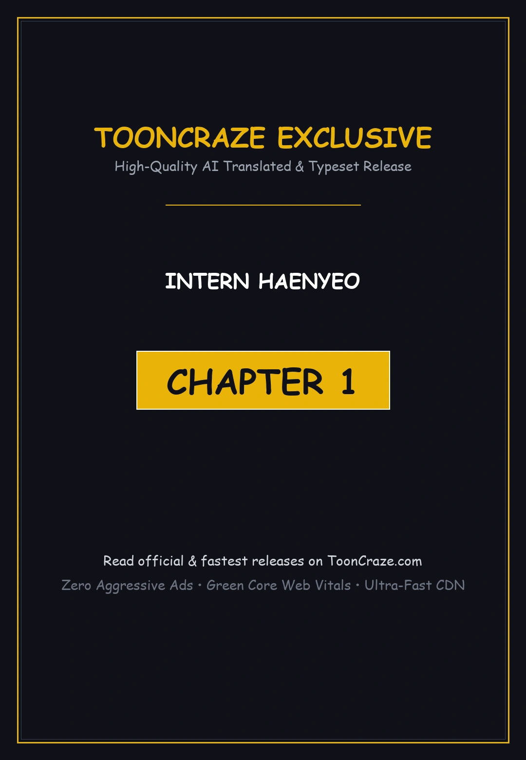 Intern Haenyeo Episode 1 - Page 1