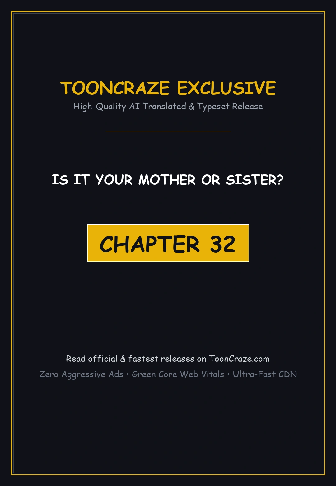 Is It Your Mother or Sister? Episode 32 - Page 1