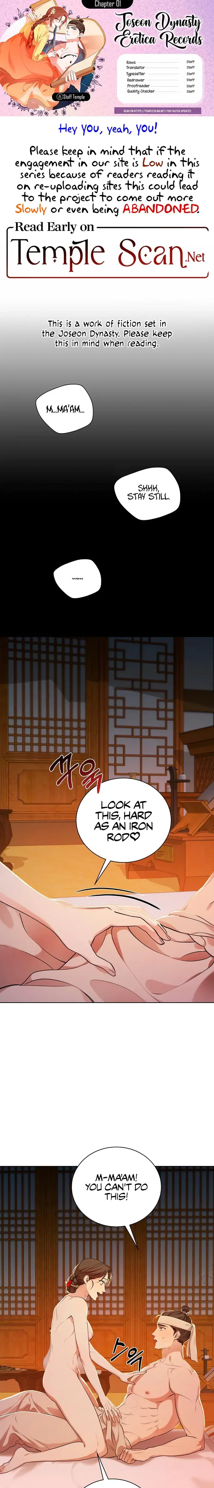 Joseon Dynasty Erotica Records Episode 1 - Page 1