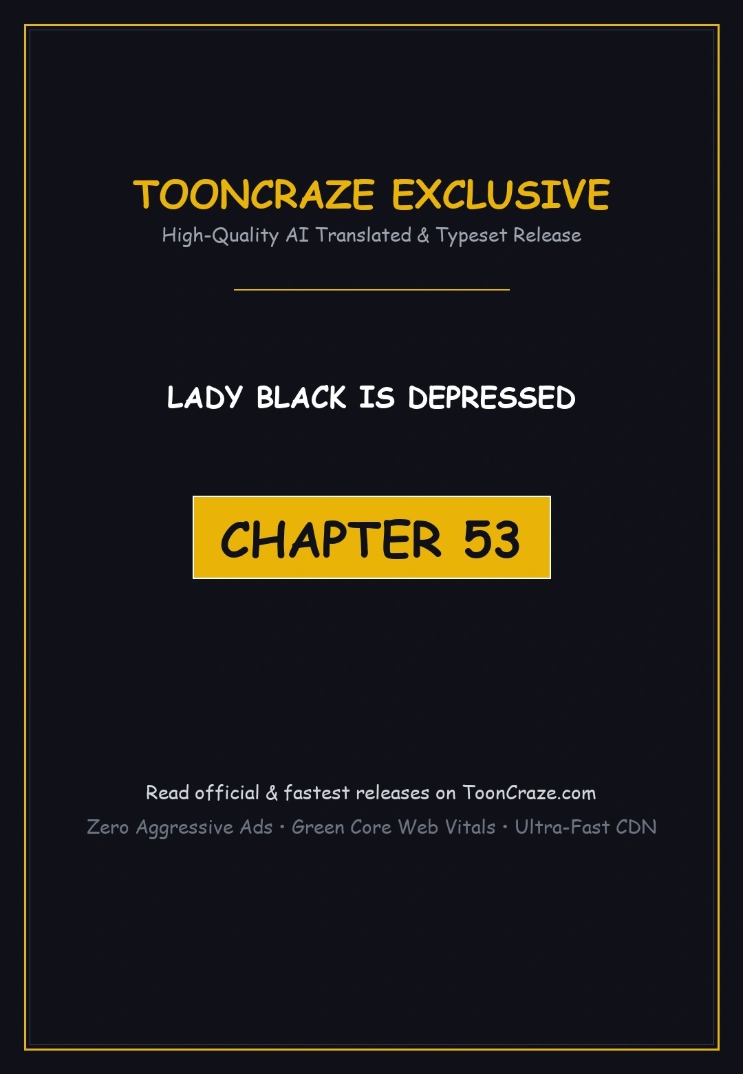 Lady Black Is Depressed Episode 53 - Page 1