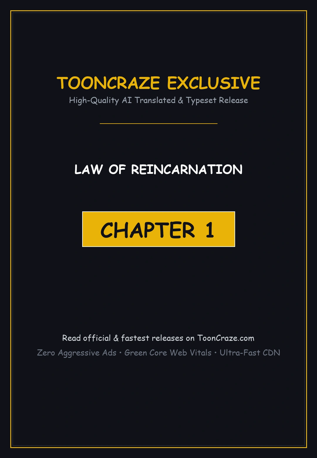 Law Of Reincarnation Episode 1 - Page 1