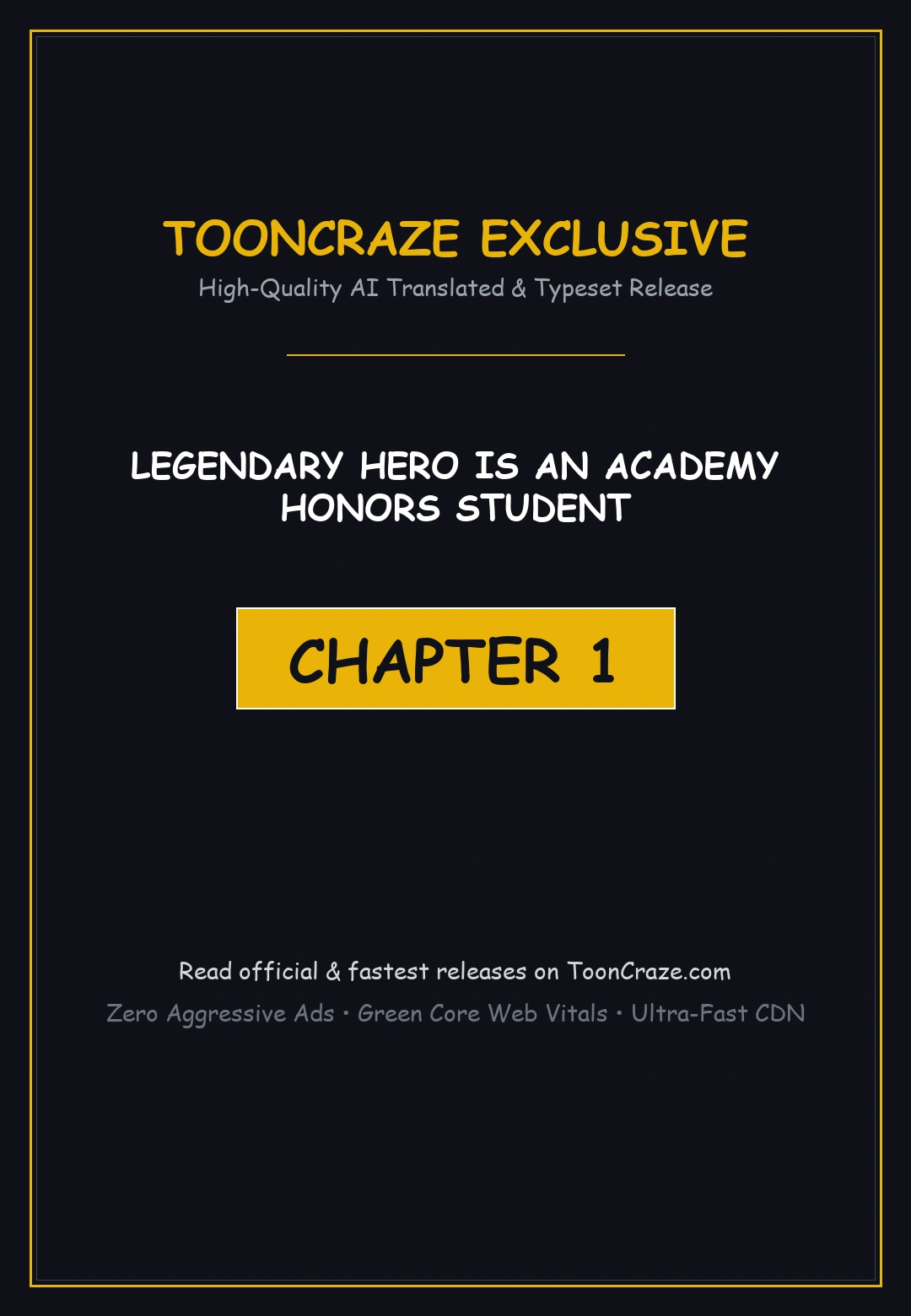 Legendary Hero Is an Academy Honors Student Episode 1 - Page 1
