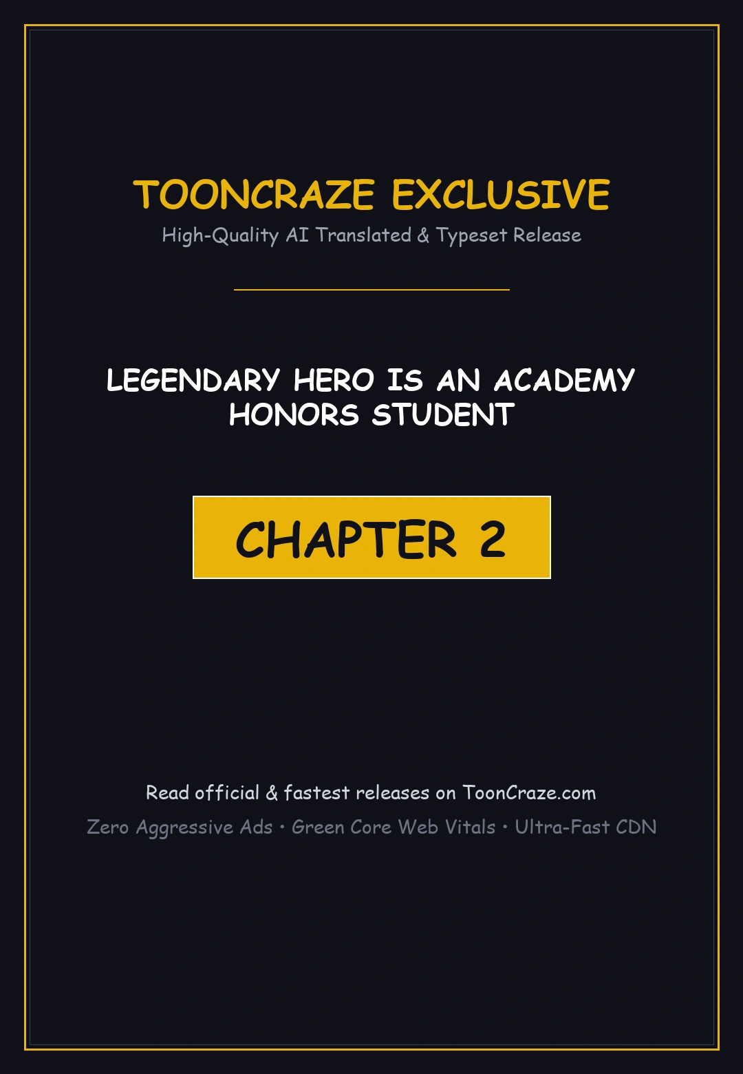 Legendary Hero Is an Academy Honors Student Episode 2 - Page 1