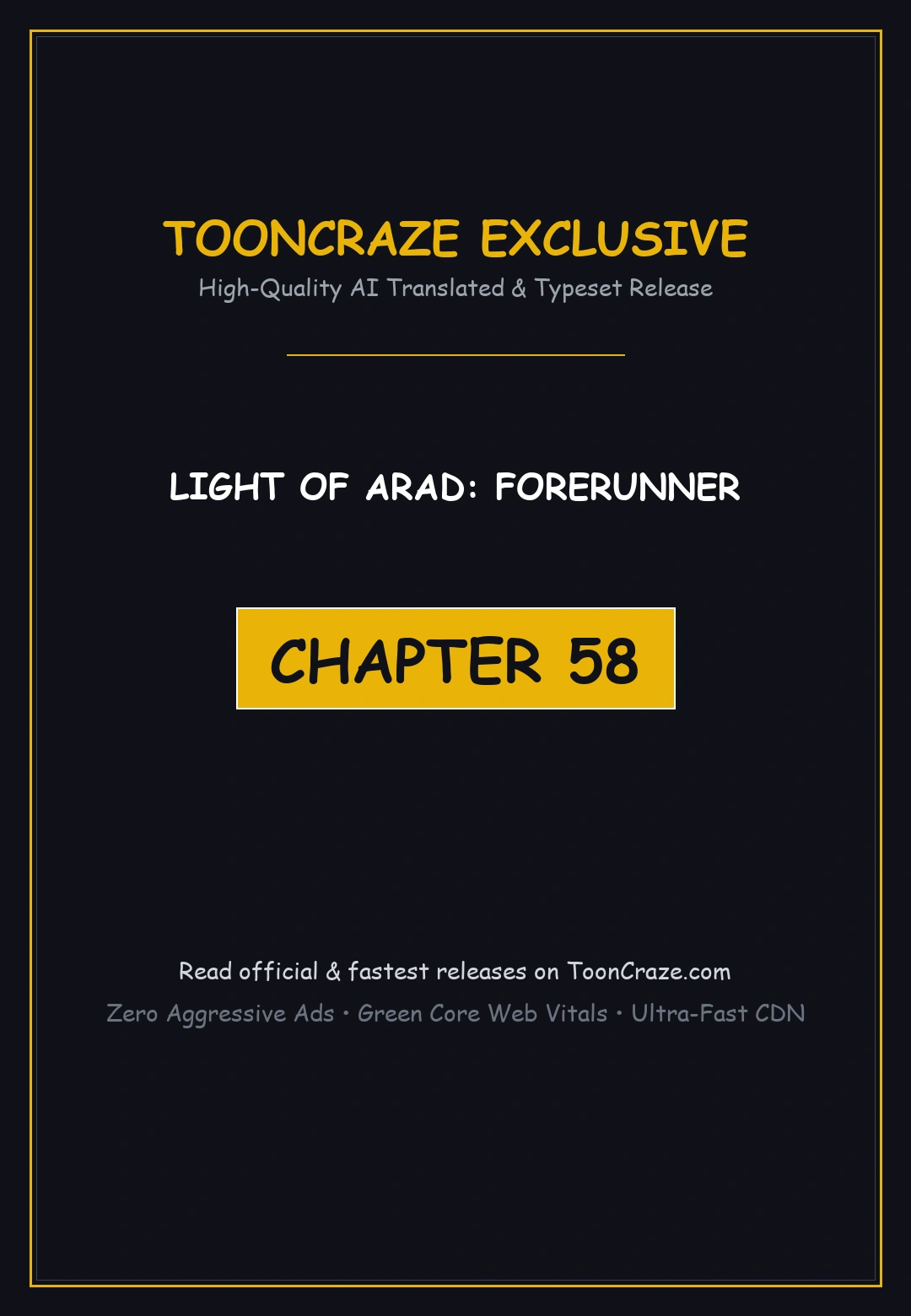 Light of Arad: Forerunner Episode 58 - Page 1
