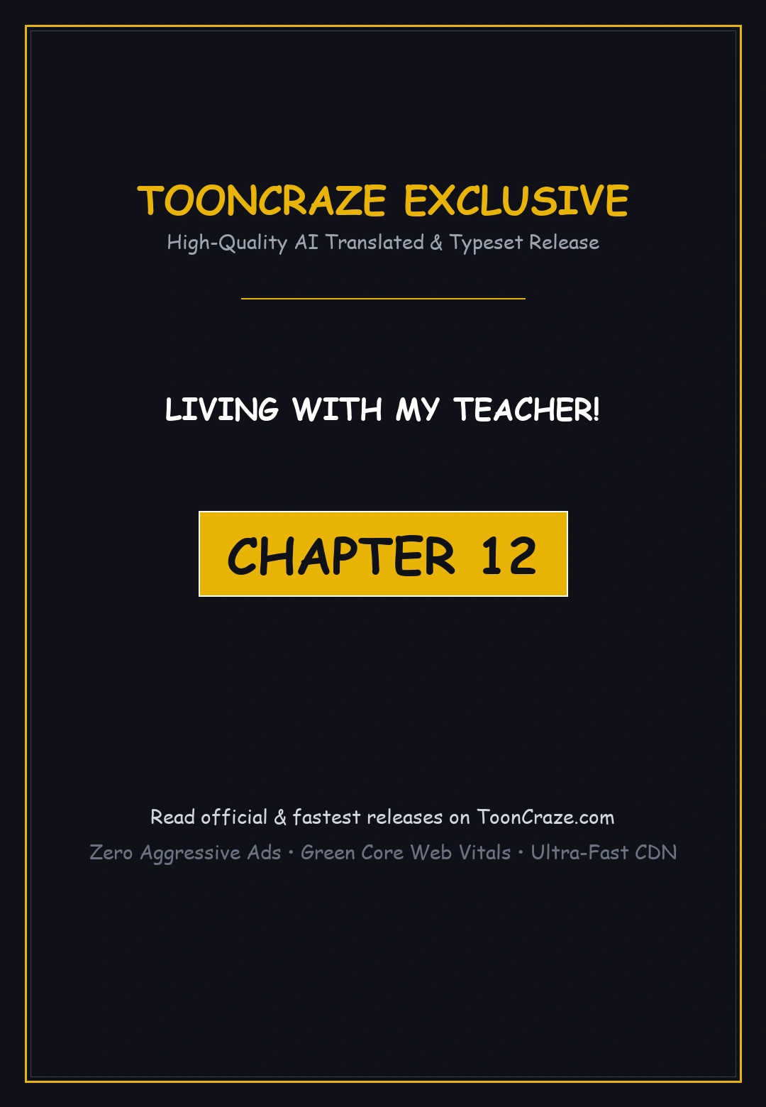 Living with My Teacher! Episode 12 - Page 1