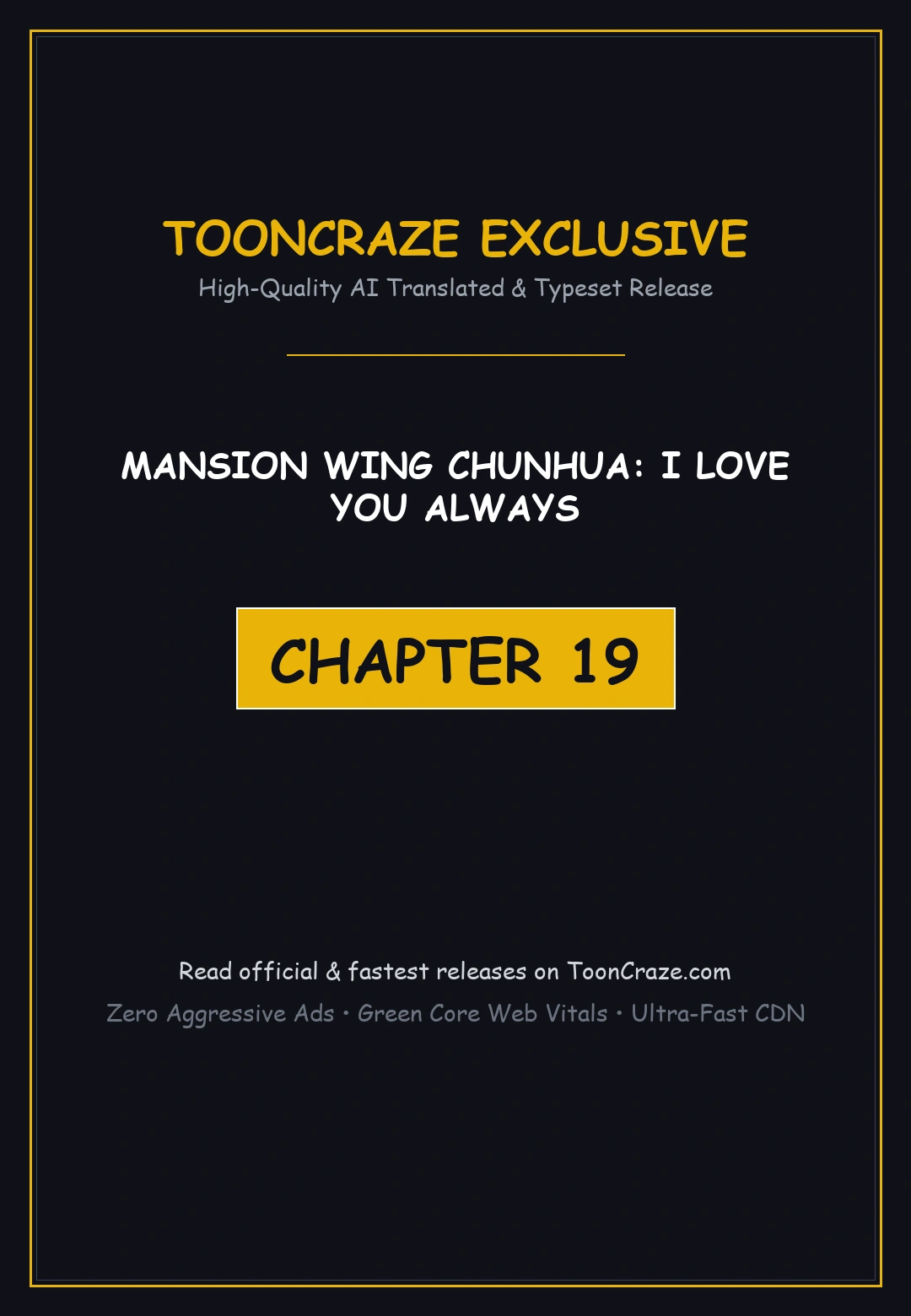 Mansion Wing Chunhua: I Love You Always Episode 19 - Page 1