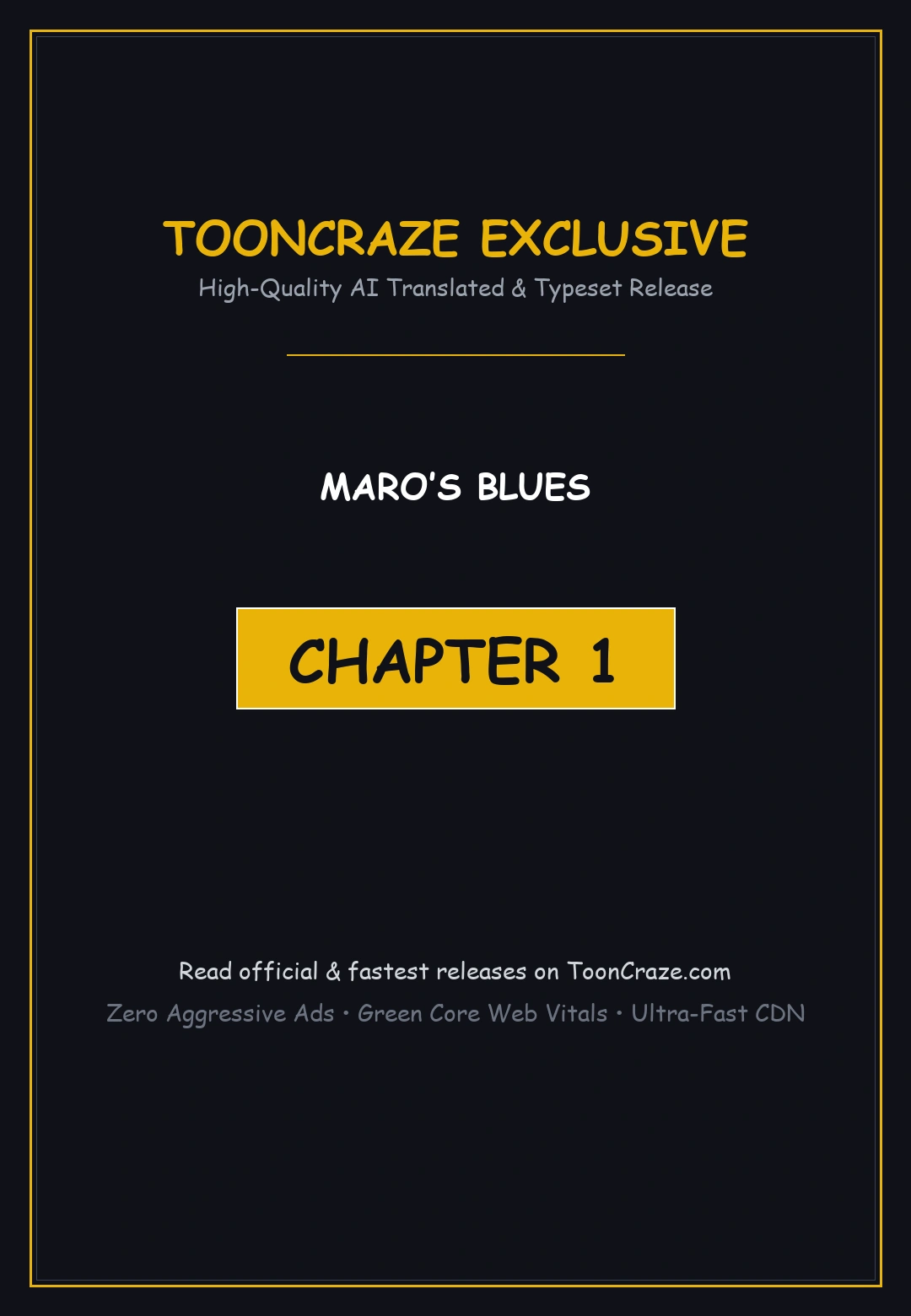 Maro’s Blues Episode 1 - Page 1