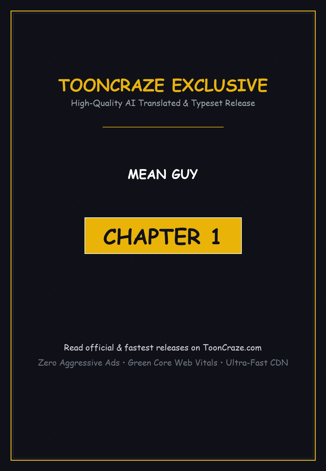 Mean Guy Episode 1 - Page 1