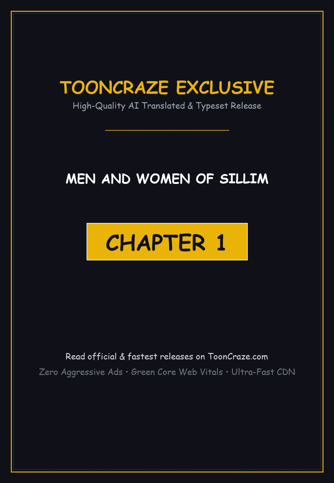 Men and Women of Sillim Episode 1 - Page 1