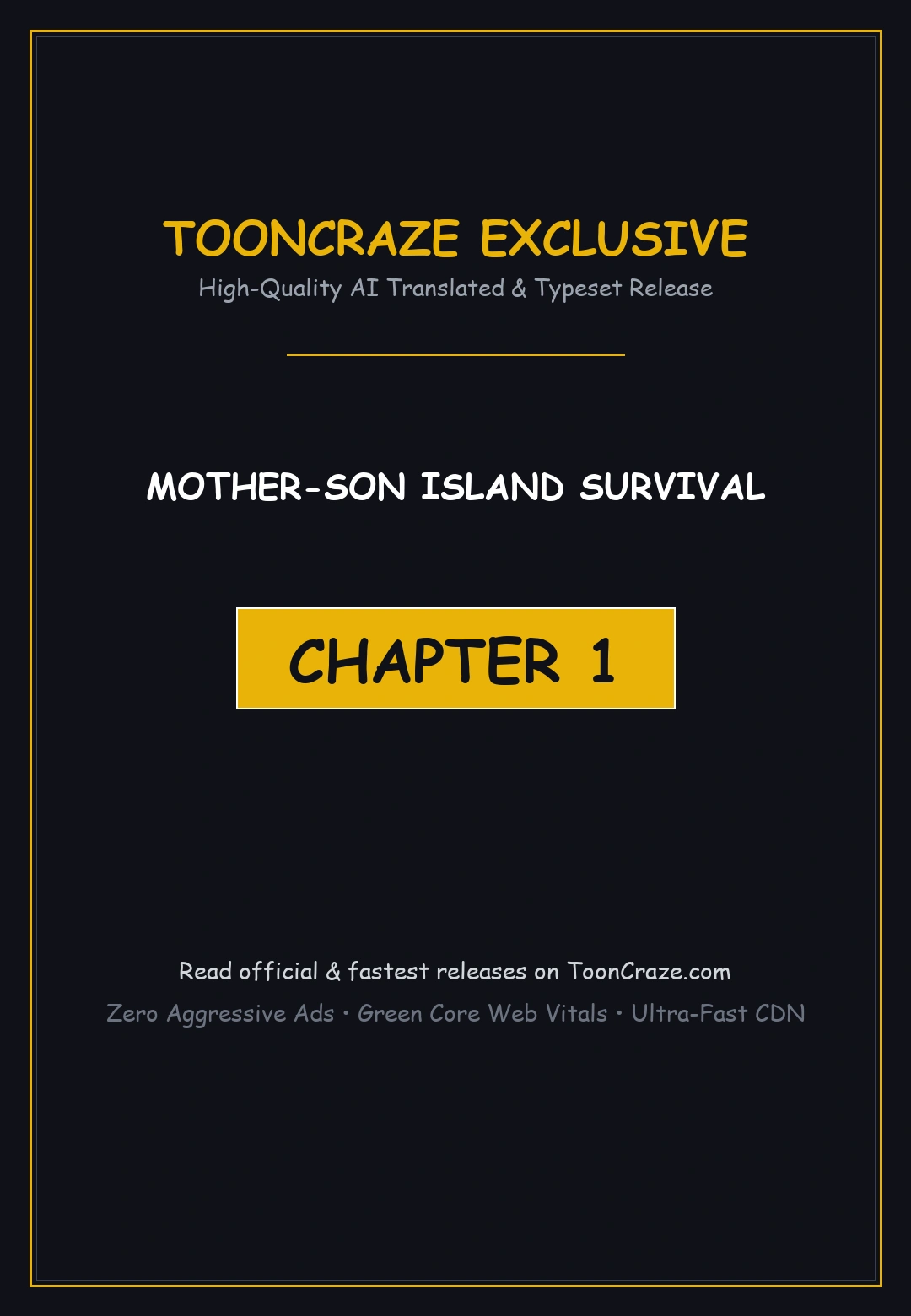 Mother-son Island Survival Episode 1 - Page 1