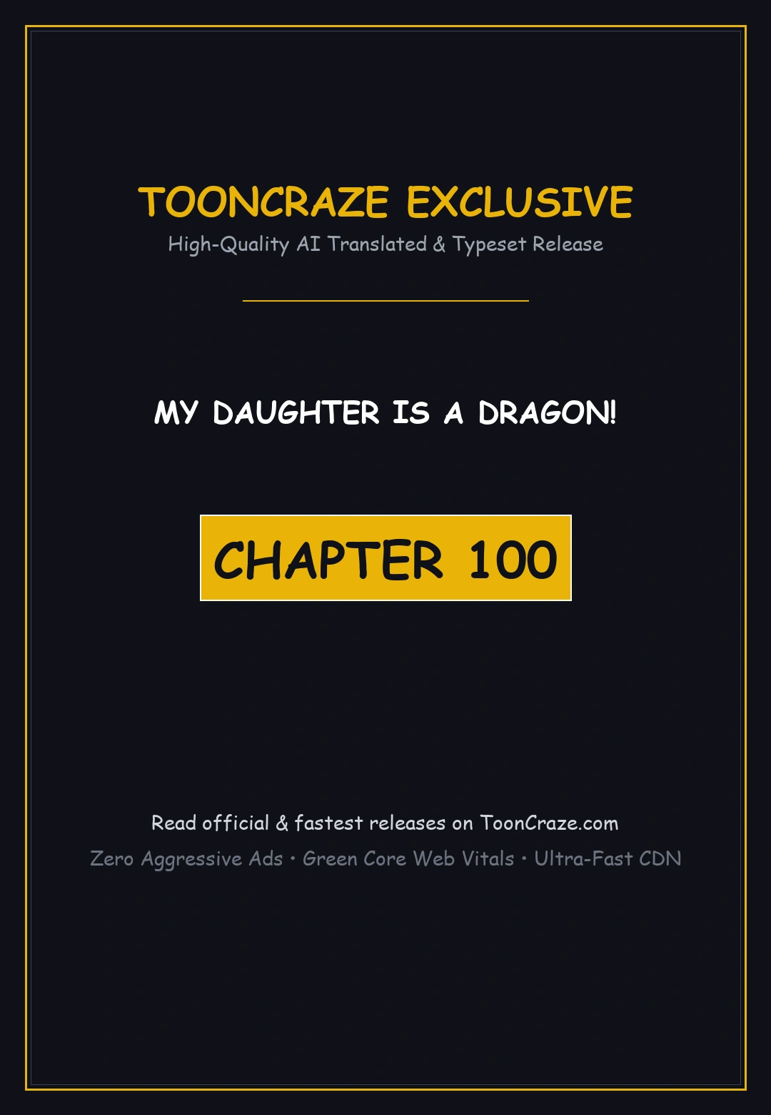 My Daughter is a Dragon! Episode 100 - Page 1