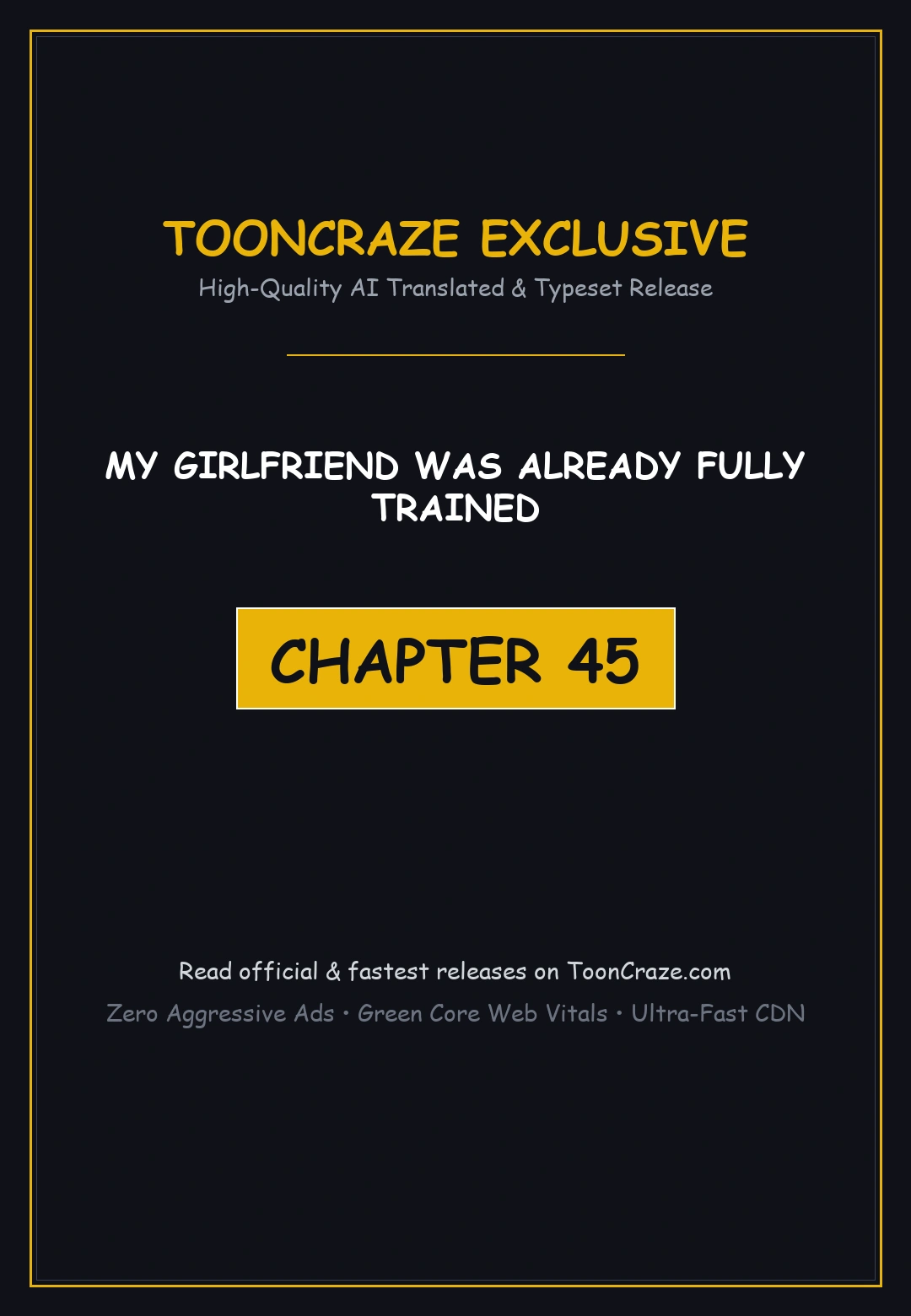 My Girlfriend Was Already Fully Trained Episode 45 - Page 1