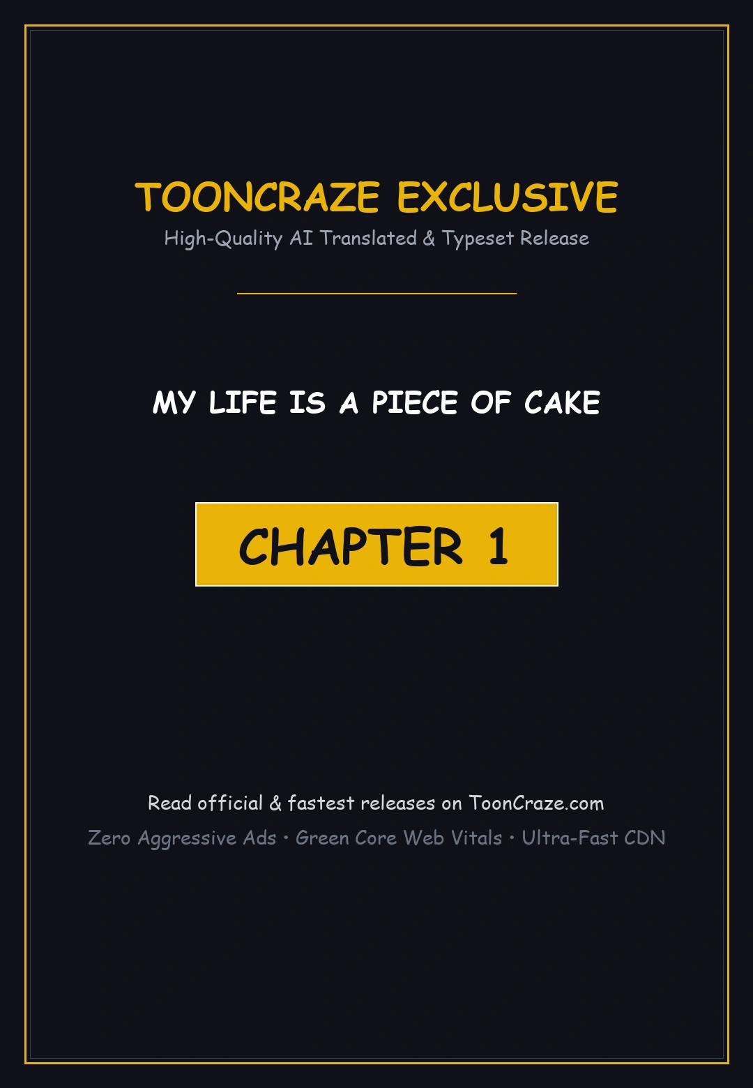 My Life is a Piece of Cake Episode 1 - Page 1