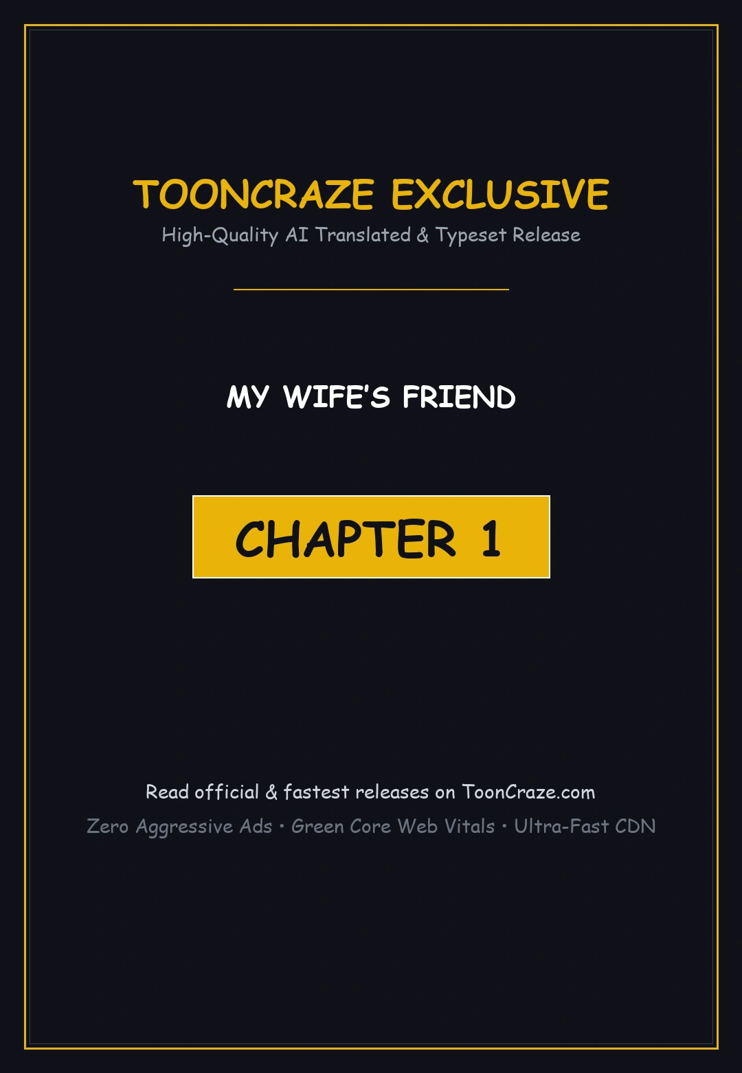 My Wife’s Friend Episode 1 - Page 1