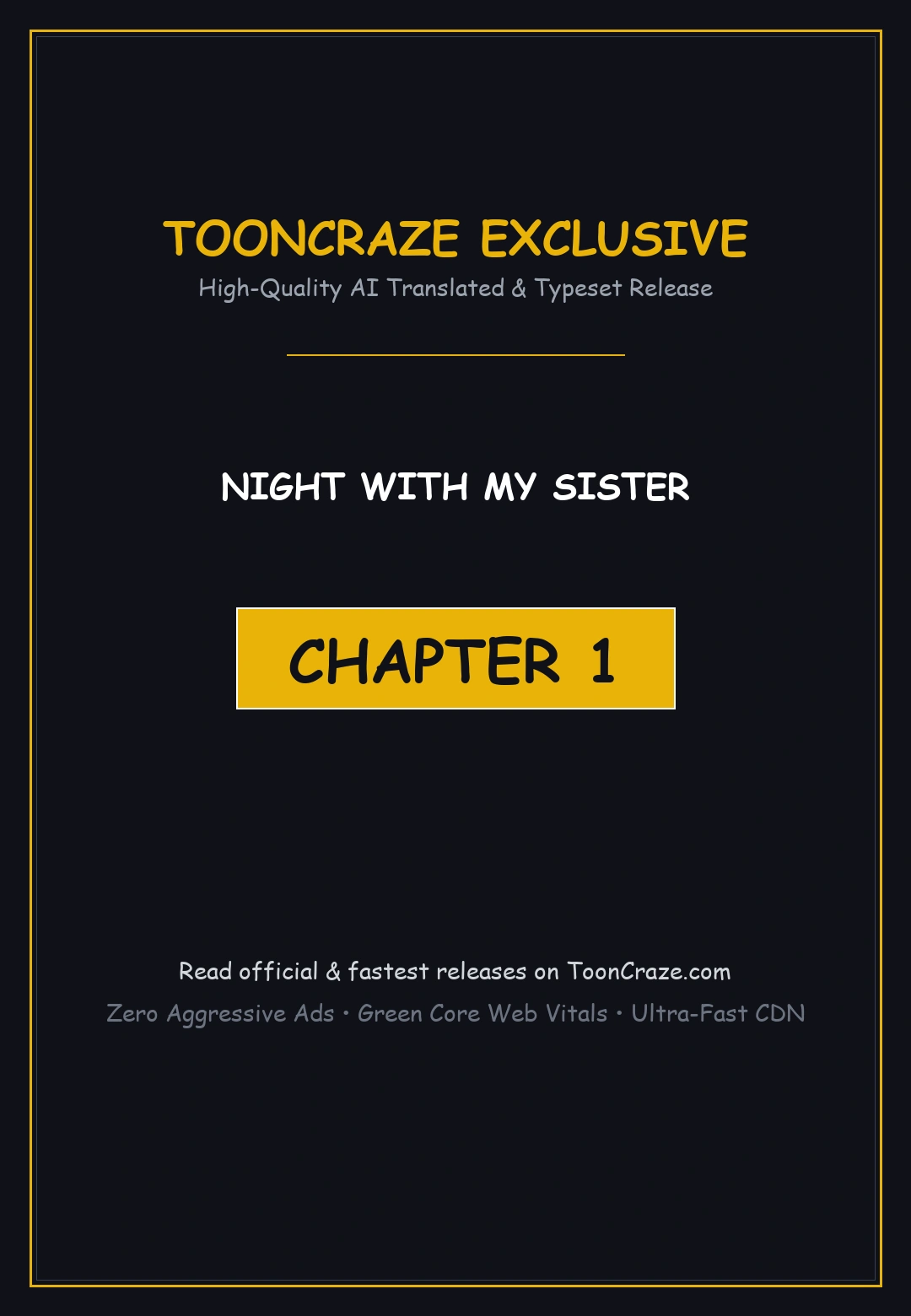 Night With My Sister Episode 1 - Page 1
