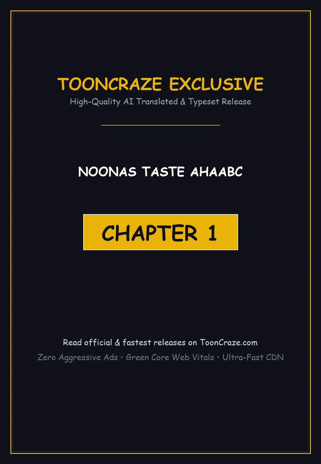 Noona’s Taste Episode 1 - Page 1