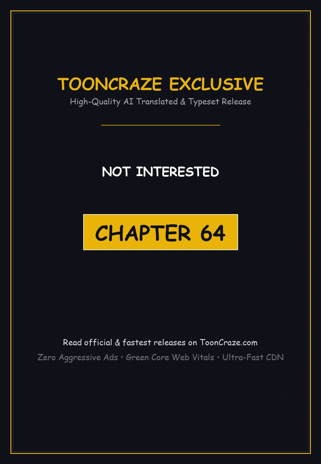 Not Interested Episode 64 - Page 1