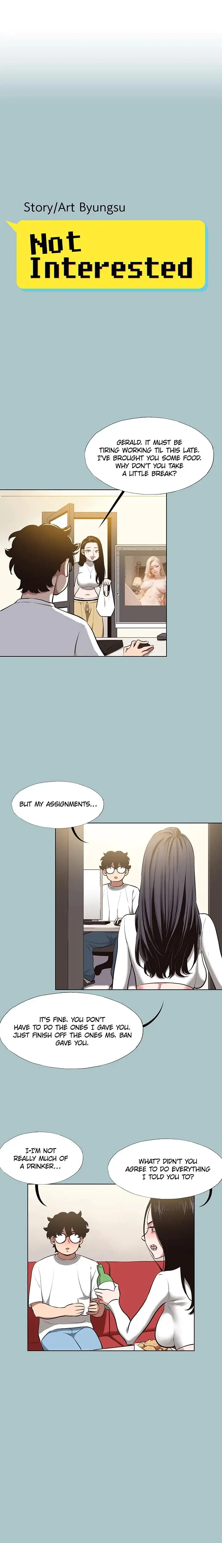 Not Interested Episode 9 - Page 1