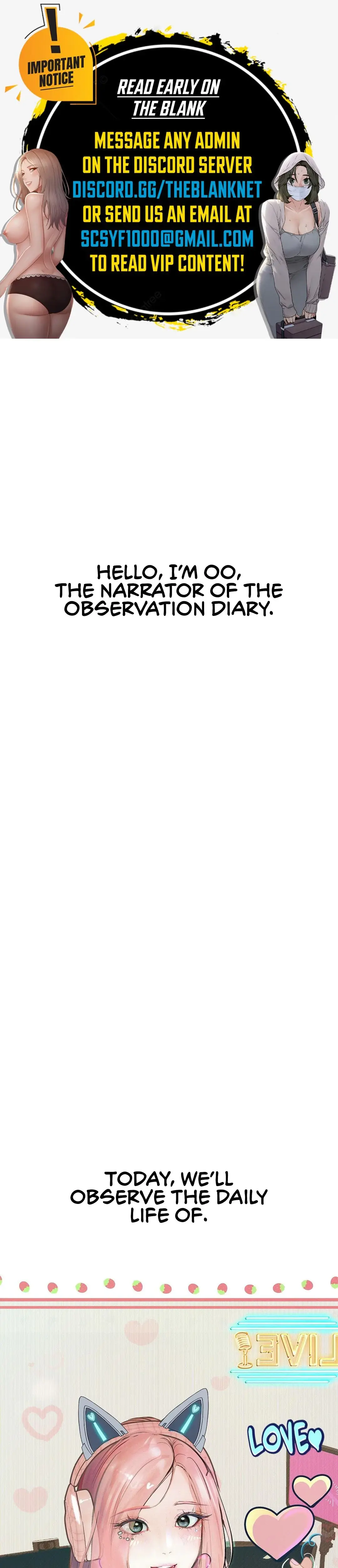Observation Diary Episode 14 - Page 1